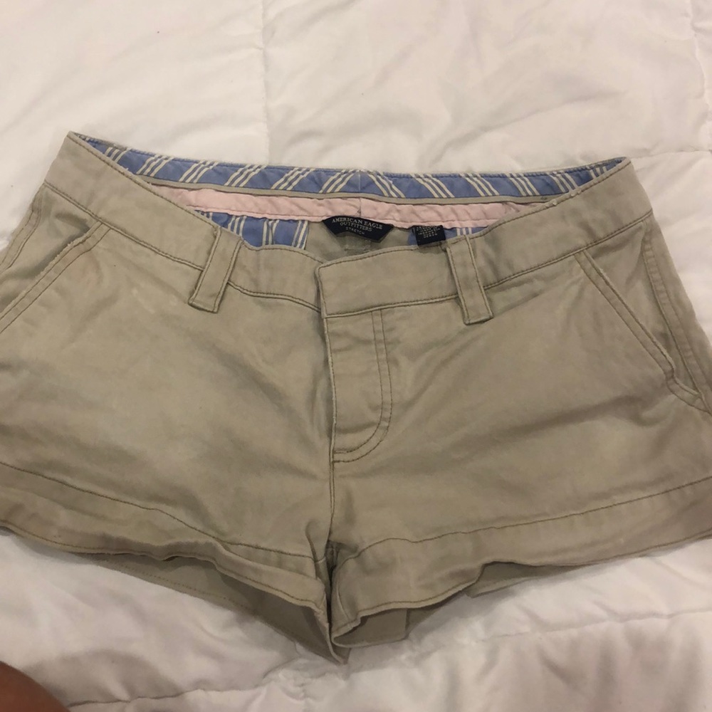 Khaki work shorts